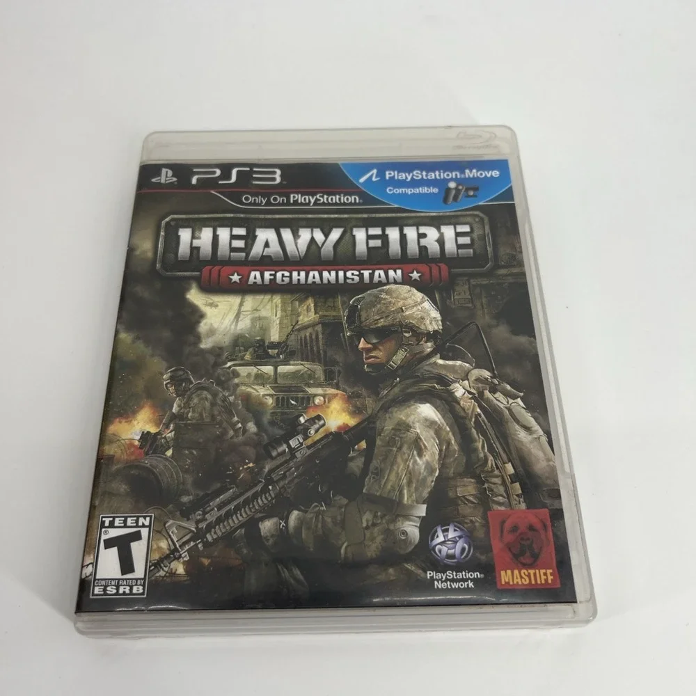 Heavy Fire Afghanistan Sony Playstation 3 PS3 Complete In Box With Manual CIB